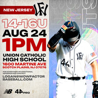 Wow Factor Nation 14-16U Tryout- Sunday August 24th, 2025 1PM