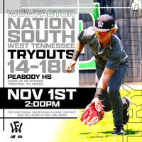 WF Nation South 14U-18U Summer Tryout- West Tennessee - Nov 1