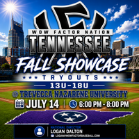 Wow Factor National Tryouts 13U-18U- TN - July 14th