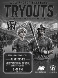 Wow Factor National Tryouts-PNW Fall 14U-17U 2026-2027
