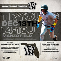 WF Nation Florida 14U-18U Summer Tryout - Dec 13th