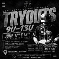 Wow Factor National Youth Tryout June 15th, 17th and 18th 6pm-9pm - Kentucky