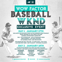 Wow Factor Baseball Weekend